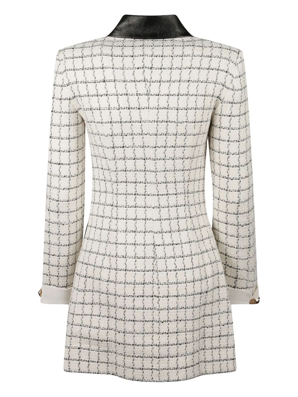 Self-Portrait Bouclé mini-jurk met lange mouwen - Beige