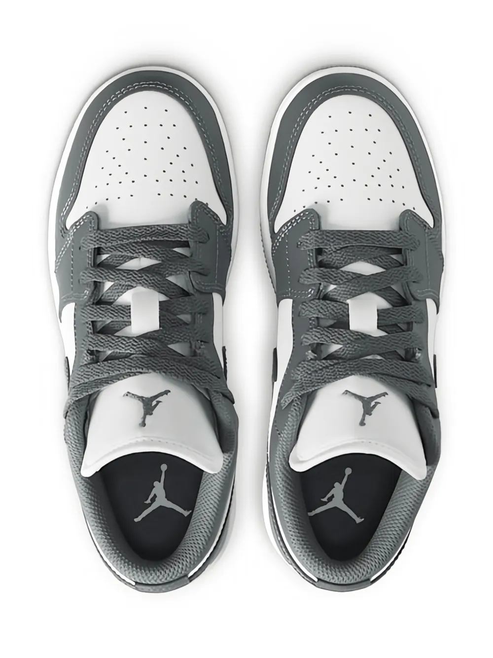 Jordan Kids Geperforeerde sneakers Wit