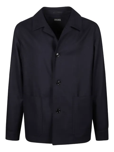 Zegna button-up shirt jacket