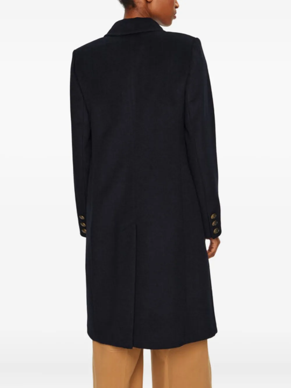 Ralph Lauren Belted Coat In Black