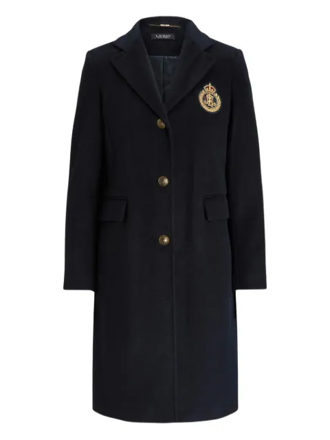 Lauren Ralph Lauren belted embellished-detail coat