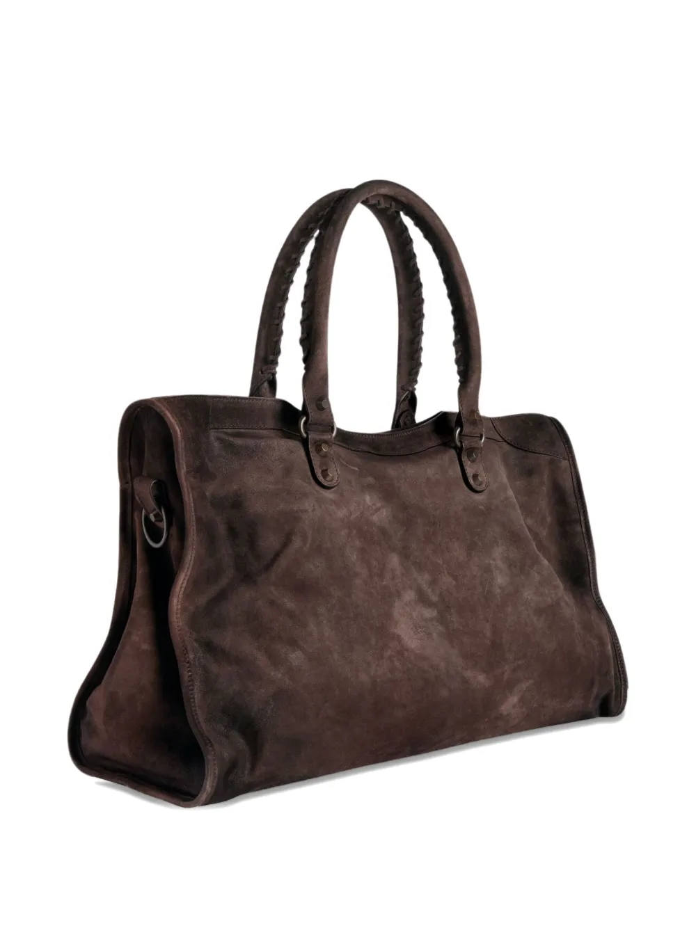 Balenciaga Leren clutch - Bruin