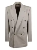Saint Laurent double-breasted blazer - Neutrals