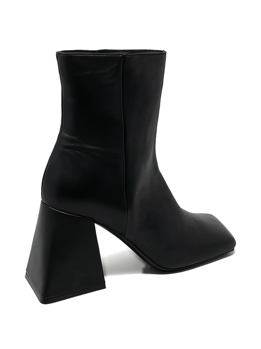 Vic Matie 100mm Square-toe Block-heel Boots In Black