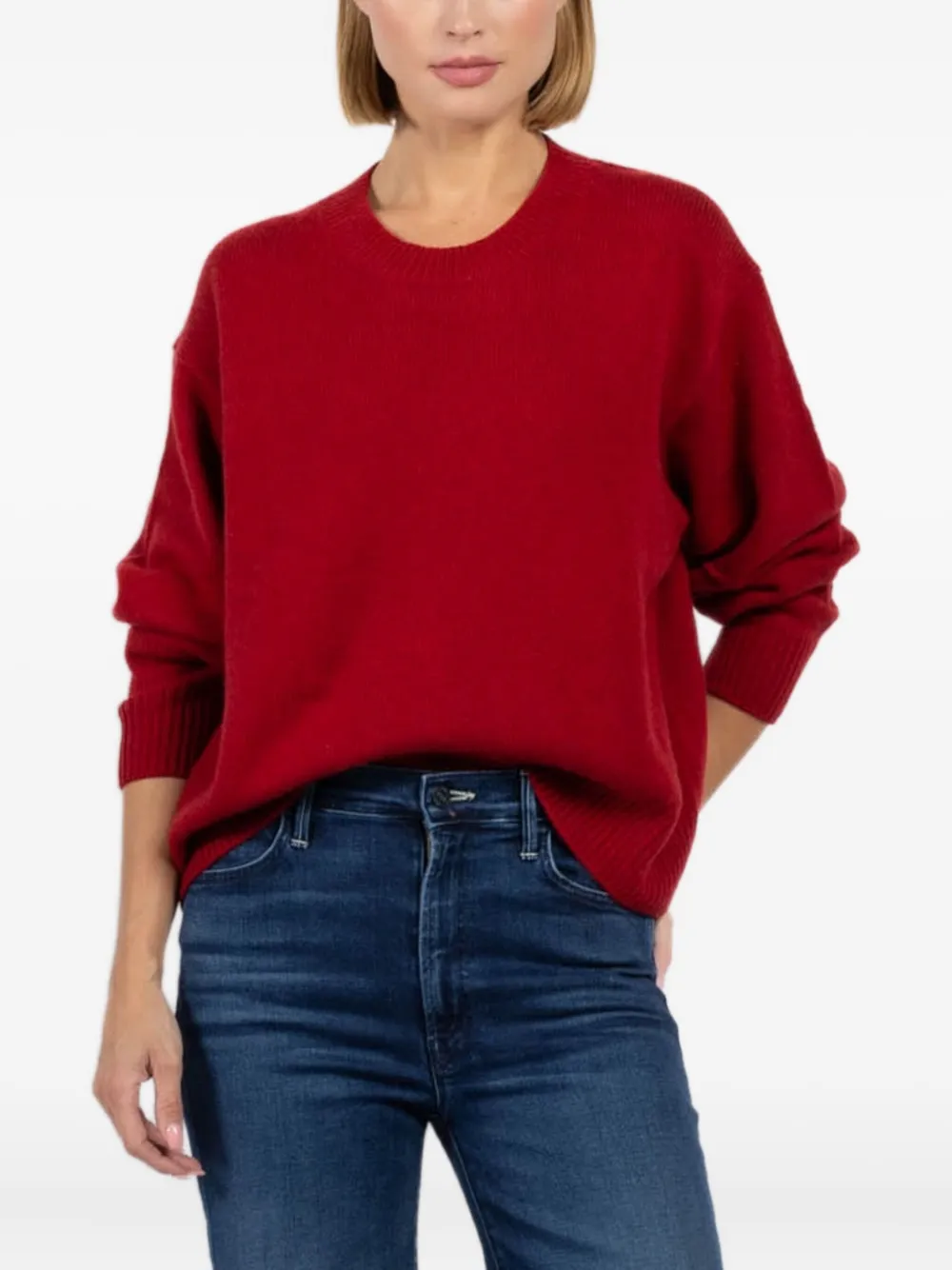 Autumn Cashmere dropped-shoulder sweater - Red
