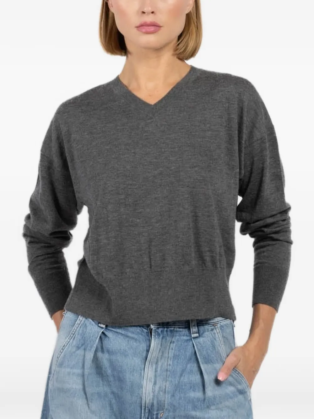 Autumn Cashmere V-neck sweater - Grau