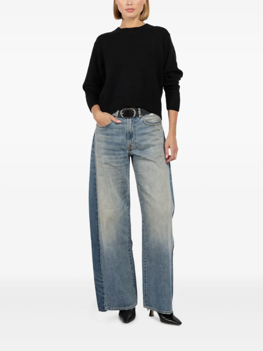 Autumn Cashmere round-neck sweater | Black | Image 1