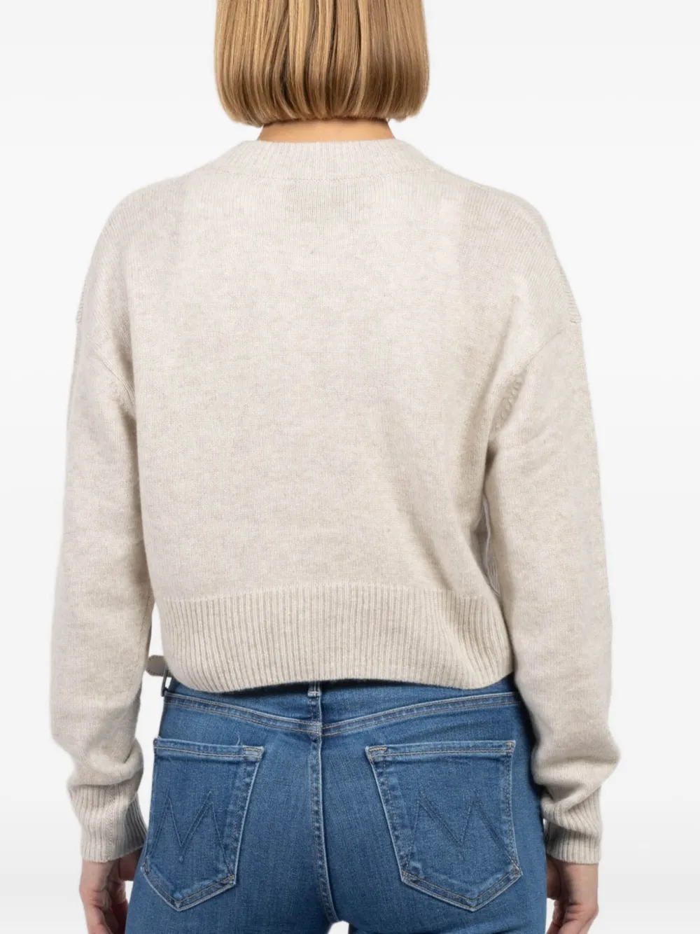 Autumn Cashmere Button-front Cardigan In Neutral