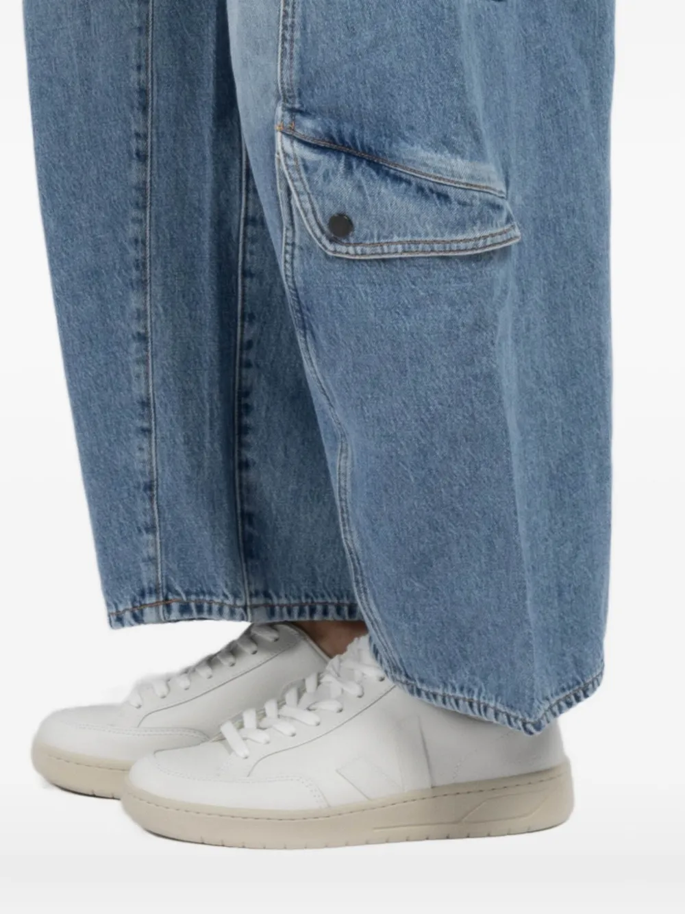 Citizens of Humanity Jeans met geplooid detail en klepzak Blauw