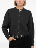 Autumn Cashmere button-front cardigan - Black