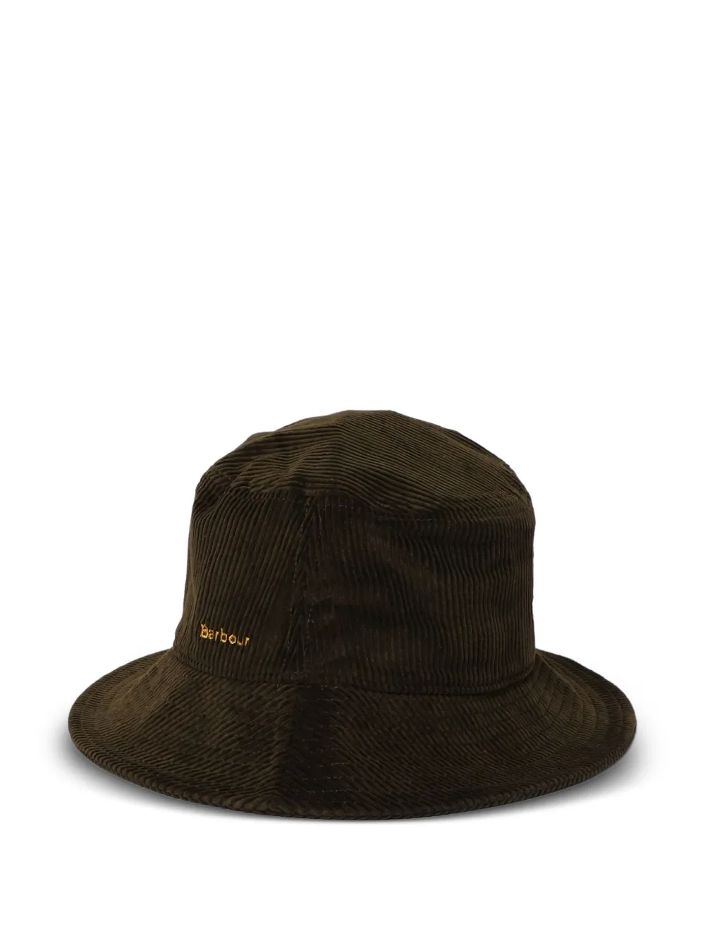 Barbour Ebberston corduroy logo bucket hat | Green | Image 1
