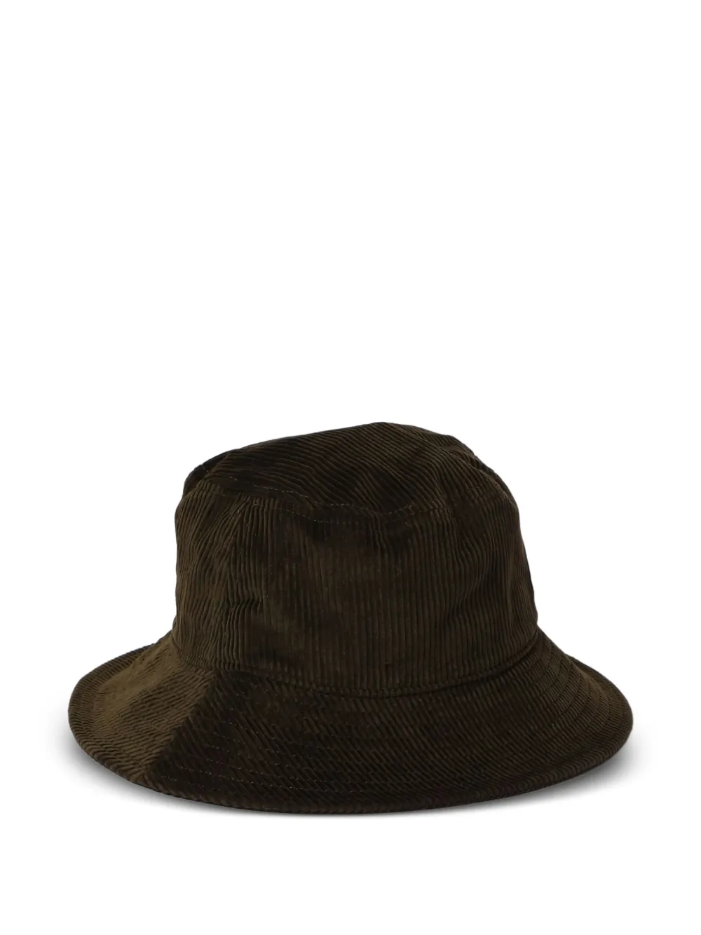 Barbour Everston ribfluwelen vissershoed met logo - Groen
