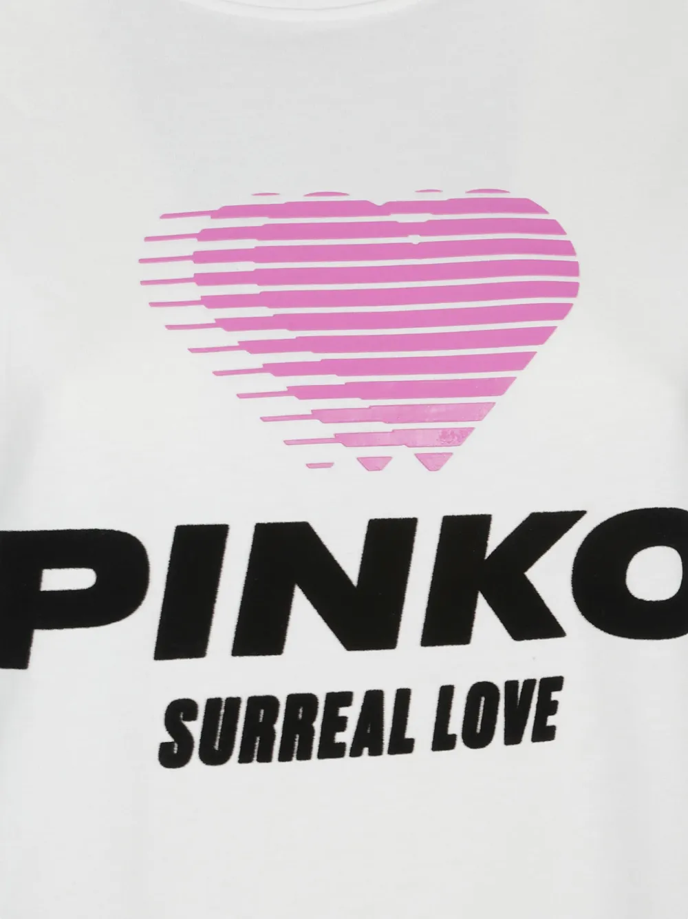 PINKO T-shirt met geborduurd logo Wit