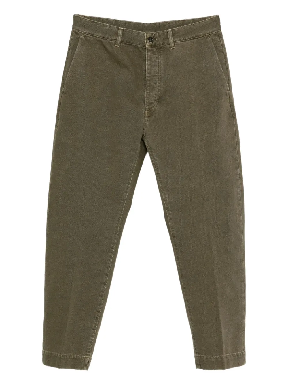 Nine In The Morning Cotton Chino Trousers In Green