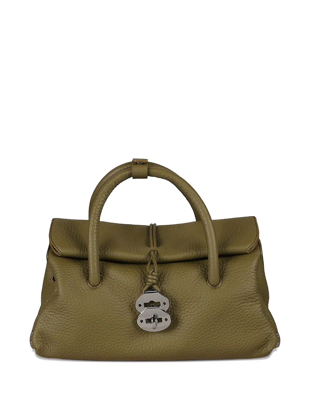 Zanellato small Dott roll-top handle tote bag | Green | Image 1