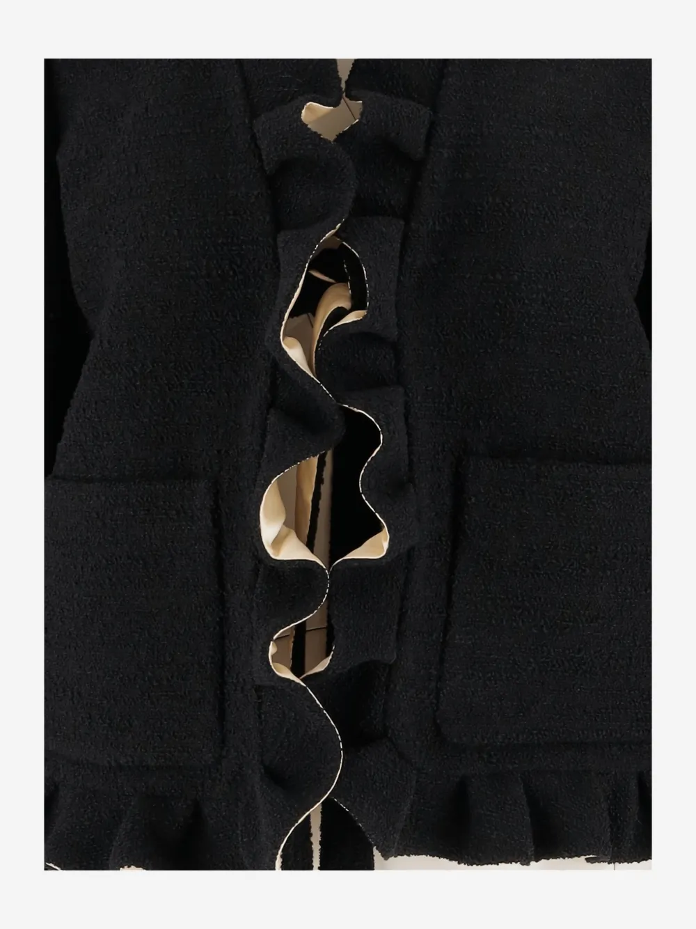 Valentino Long-sleeved Casual Jacket In Black