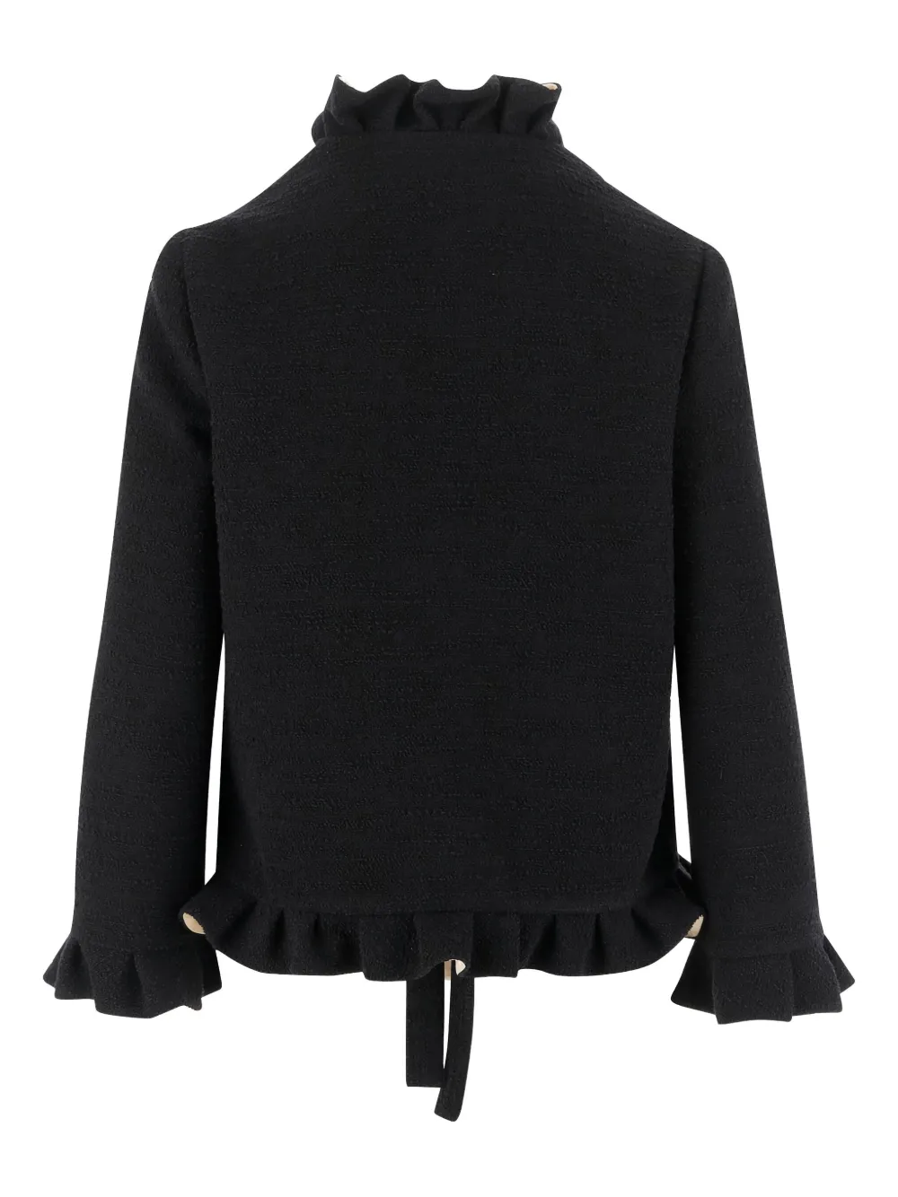 Valentino Long-sleeved Casual Jacket In Black