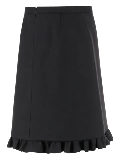 Valentino Garavani ruffle-detail midi skirt