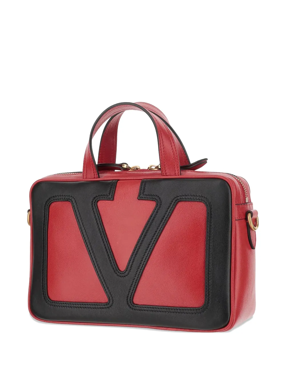 Valentino Garavani Viva Superstar leather tote bag Rood