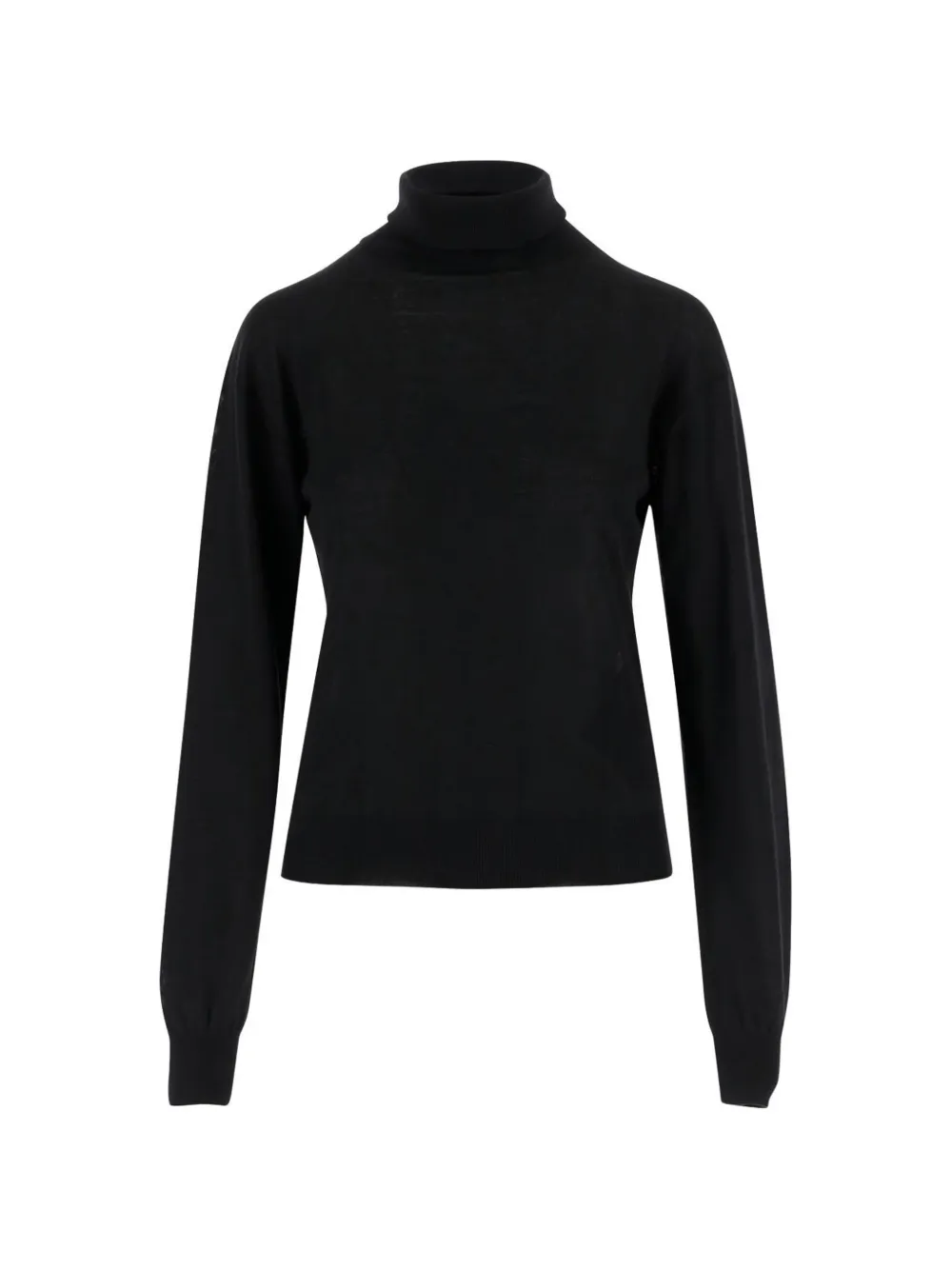 Saint Laurent high-neck long-sleeve sweater - Black