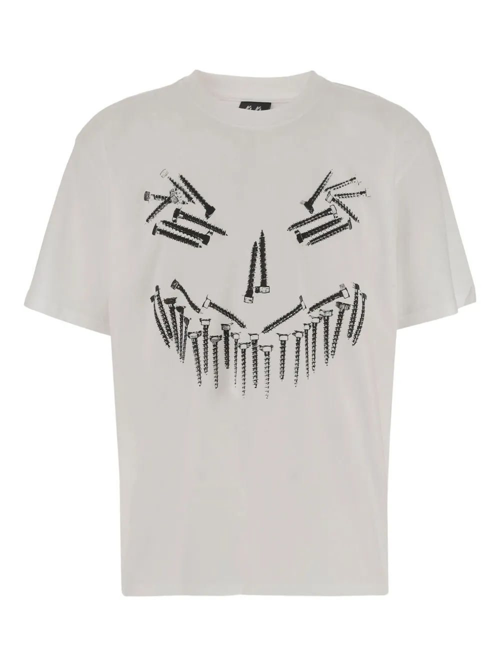 44 Label Group Screw-face Graphic T-shirt In Gray