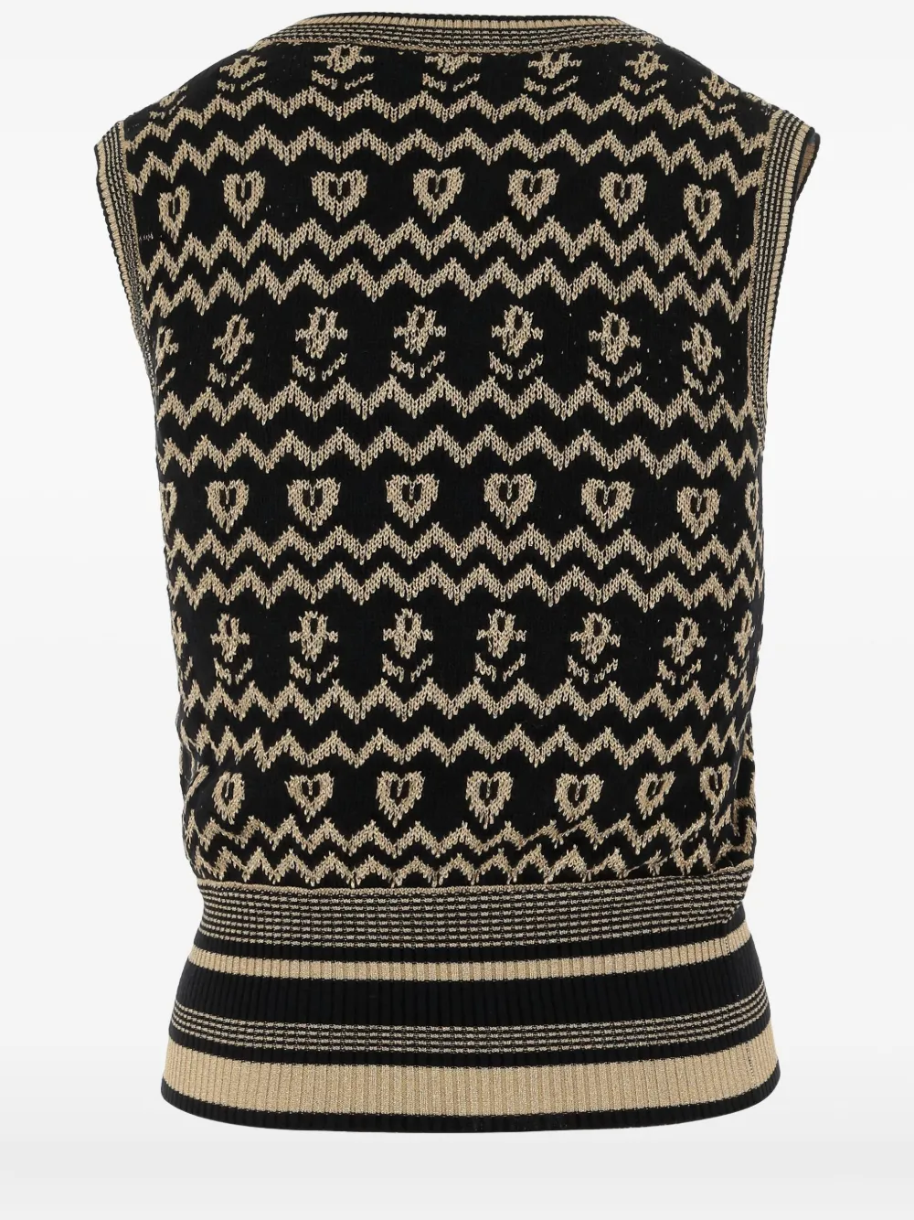 Valentino Garavani knit vest Zwart