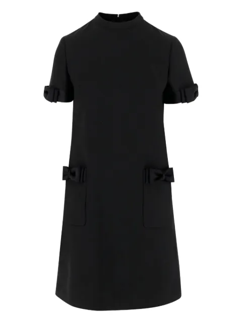 Valentino Garavani bow-detail pocket midi dress