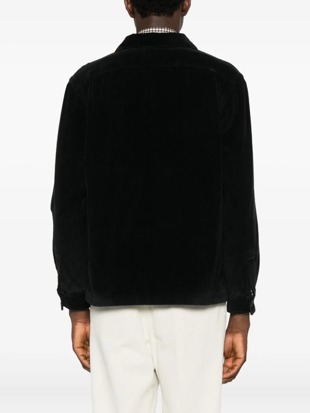 Polo Ralph Lauren Ribfluwelen overhemd met borstzak Zwart