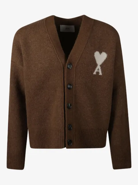 AMI Paris cardigan à logo Ami de Coeur
