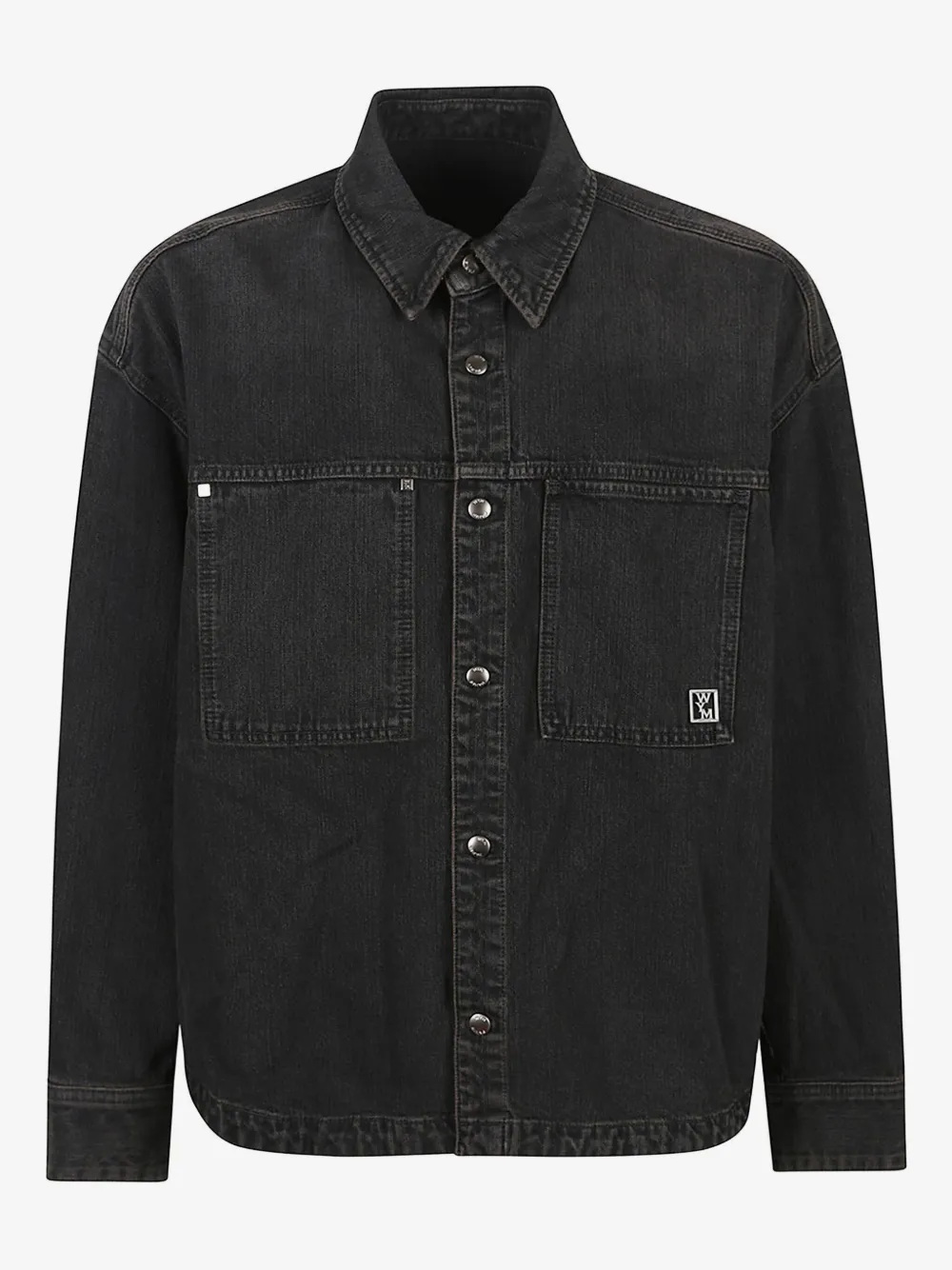 Wooyoungmi pocket long-sleeve shirt | Black | Image 1