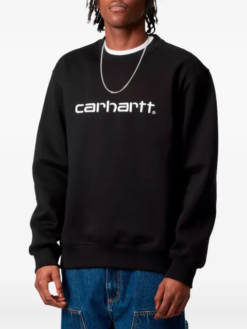 Carhartt WIP logo-lettering crew-neck sweatshirt