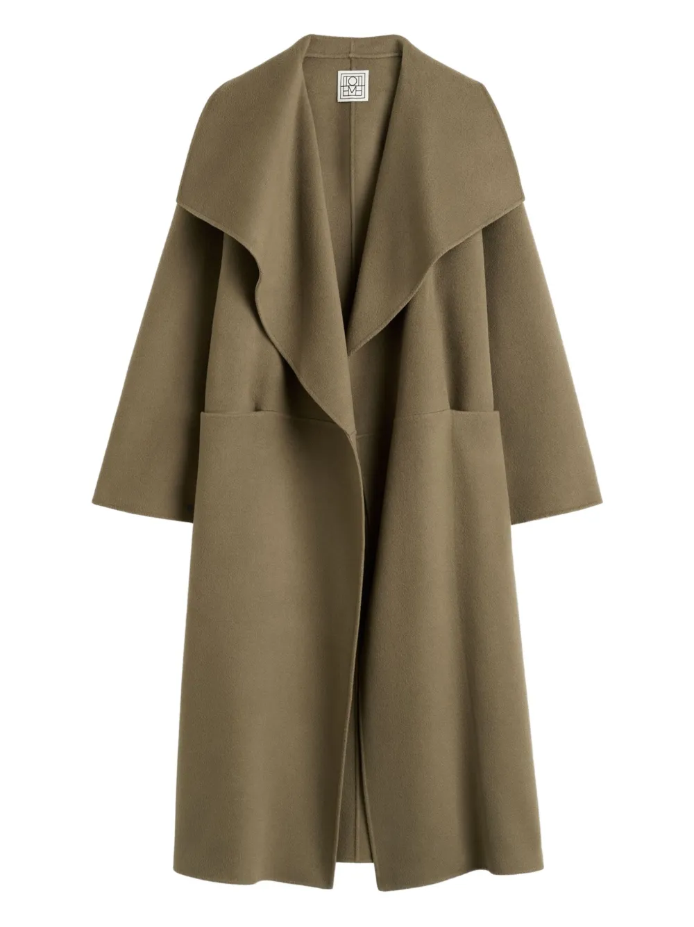 Totême Wide-lapel Pocket Coat In Multi