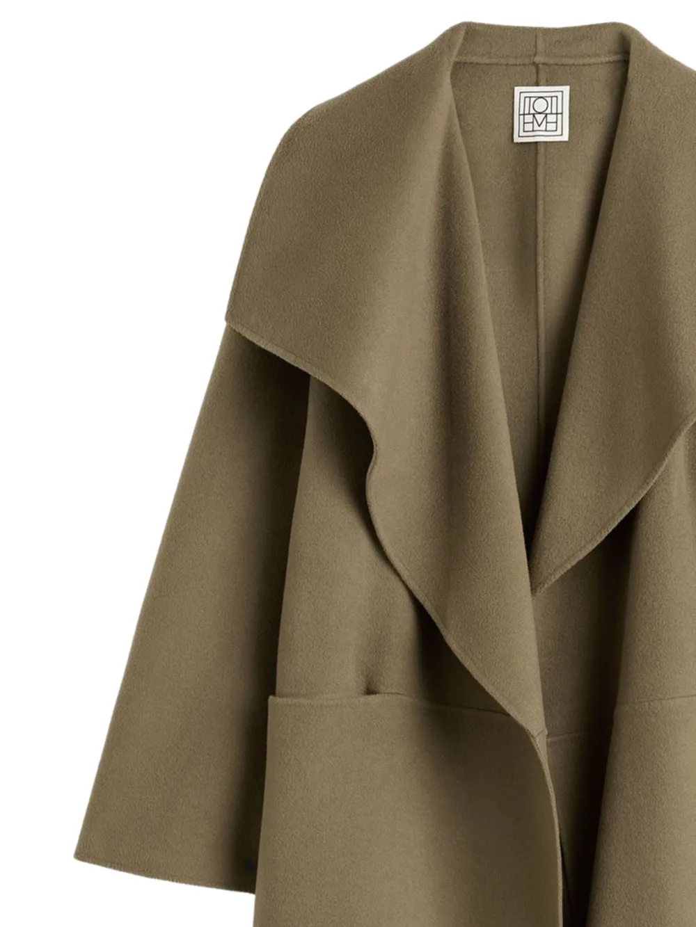 TOTEME Jas met wijde revers - Bruin