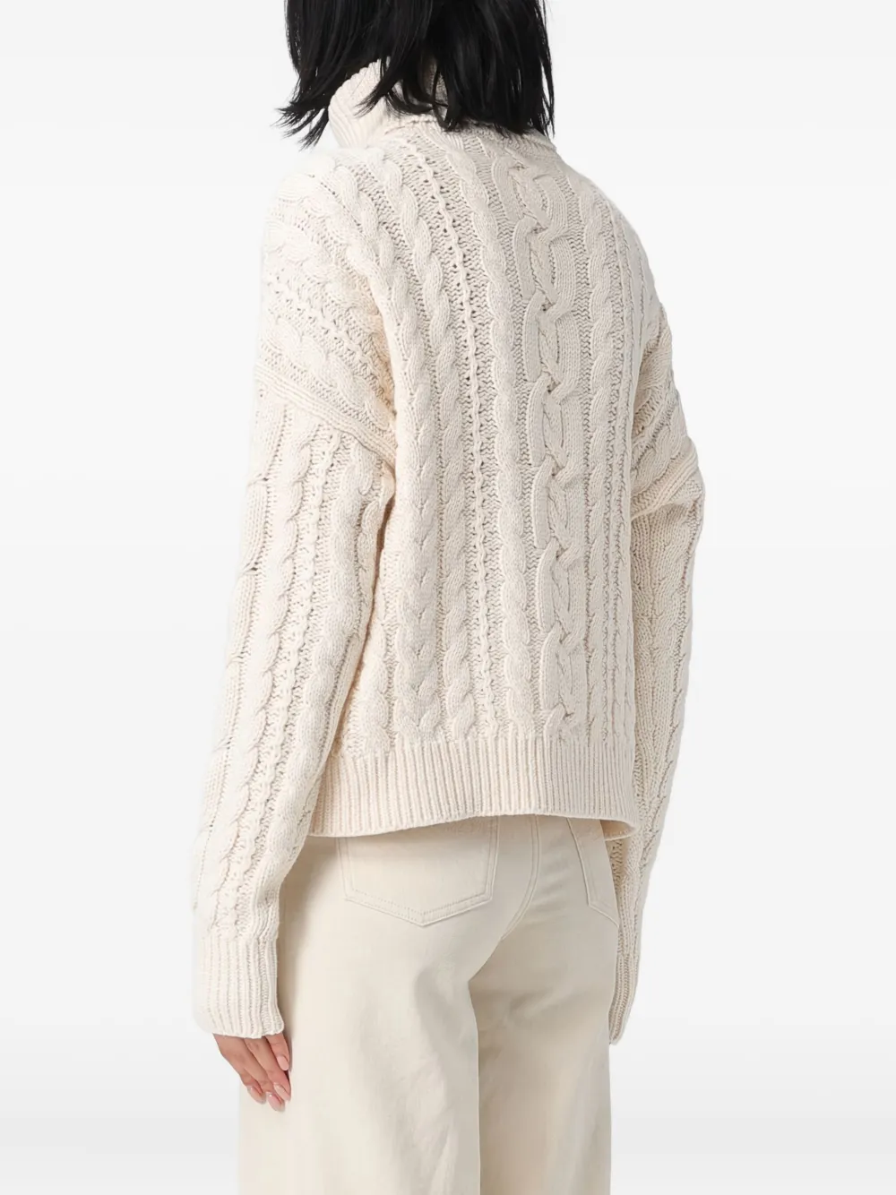 Ralph Lauren Cable-knit Turtleneck Knitwear In Multi