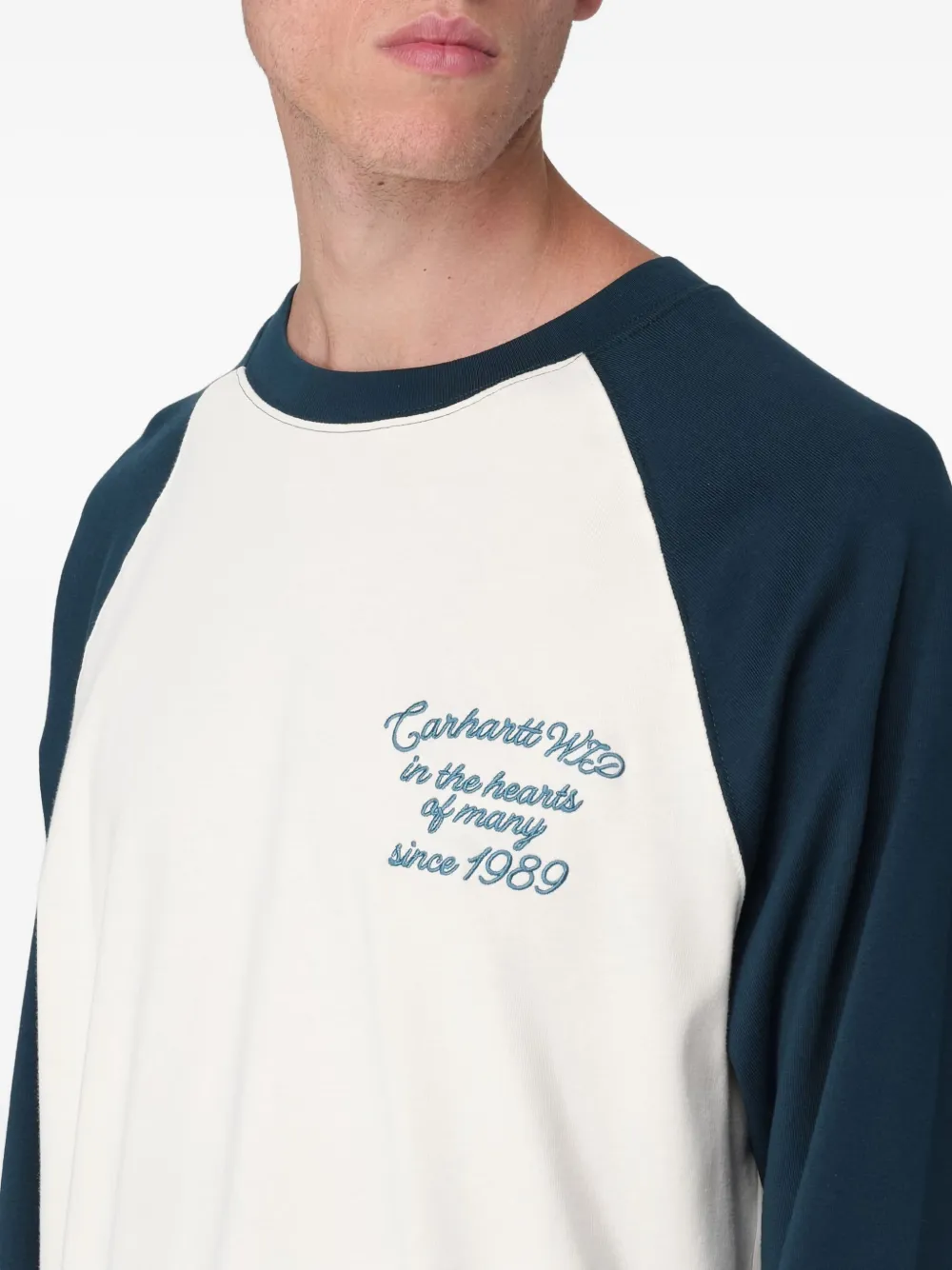 Carhartt WIP T-shirt met ronde hals Beige