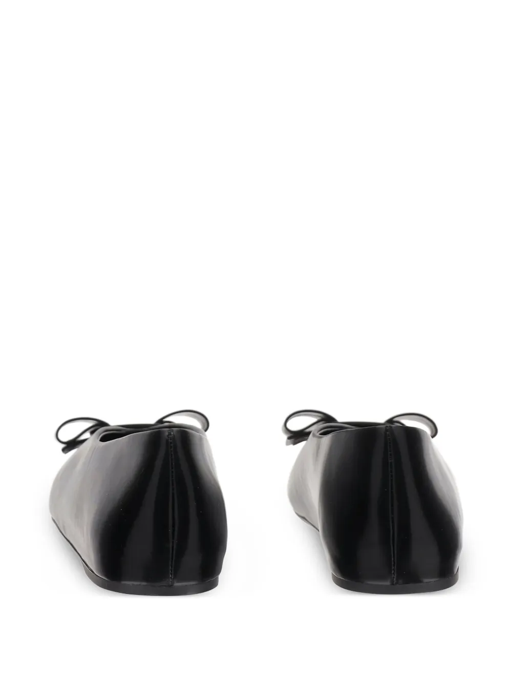 Ferragamo bow-detail ballet flats Black