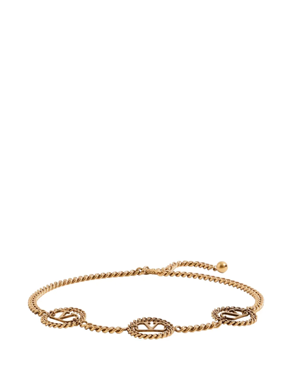 Valentino Garavani chain belt - ゴールドトーン Valentino Garavani chain belt - ゴールドトーン
