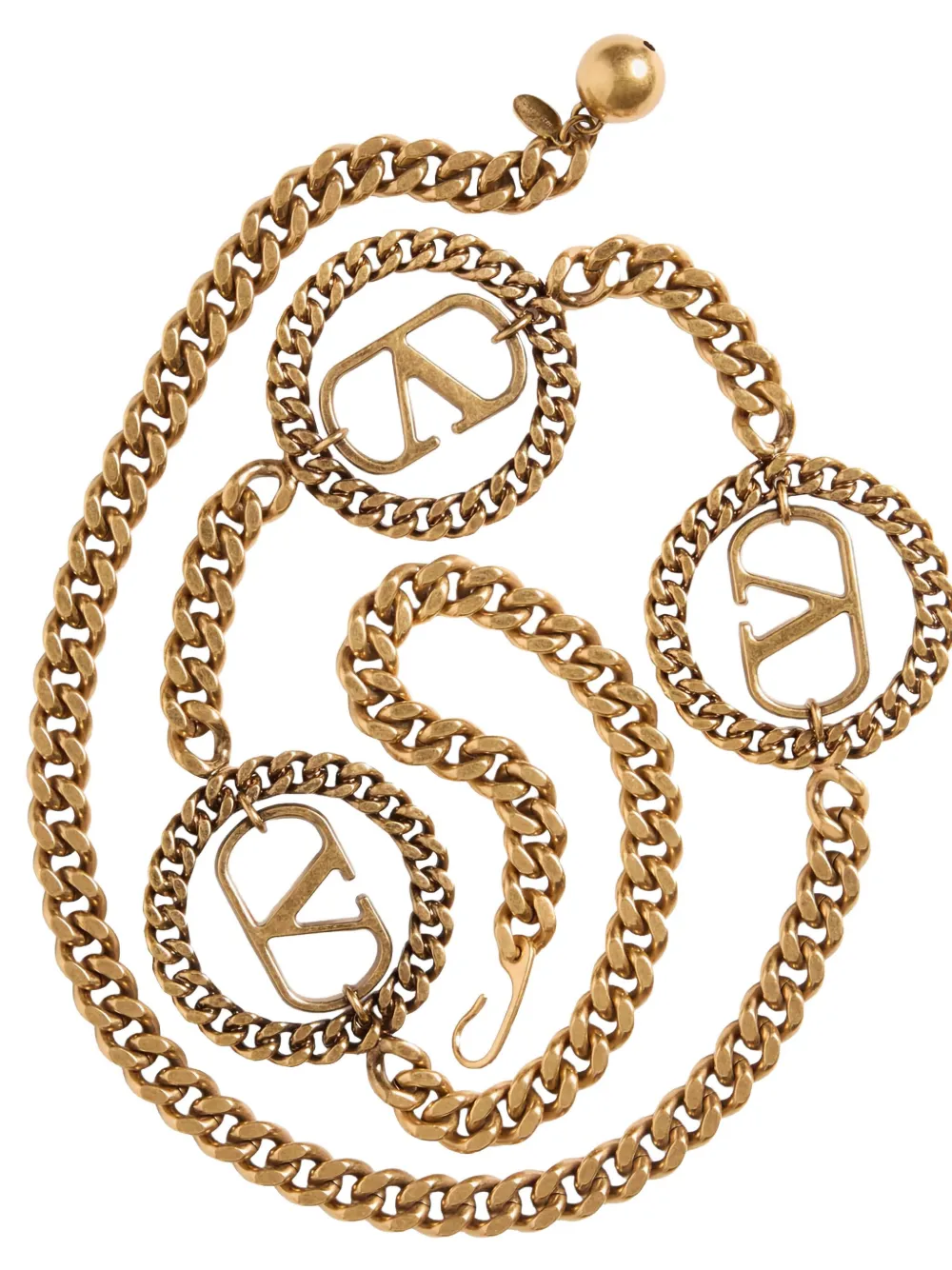 Valentino Garavani chain belt Goud