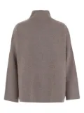 OLIVER LATTUGHI high-neck drop-shoulder sweater - Grey