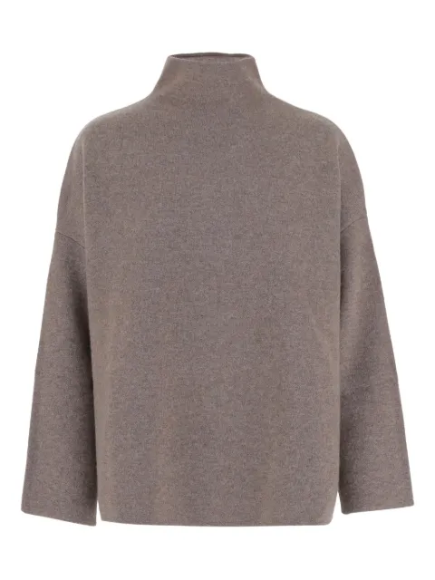 OLIVER LATTUGHI high-neck drop-shoulder sweater