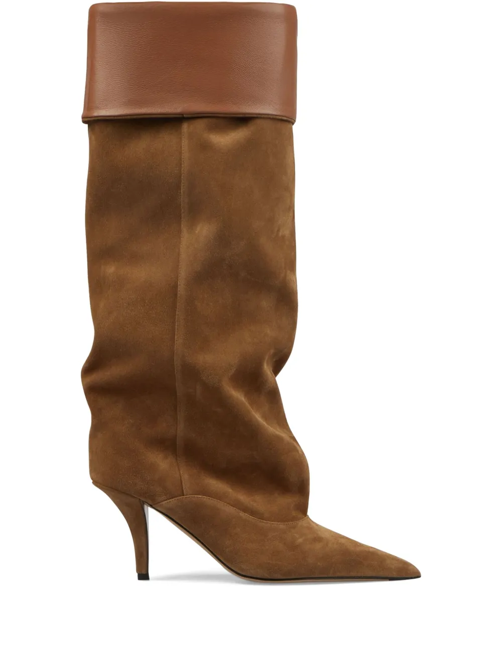 Paris Texas 75mm Ines leather boots Brown