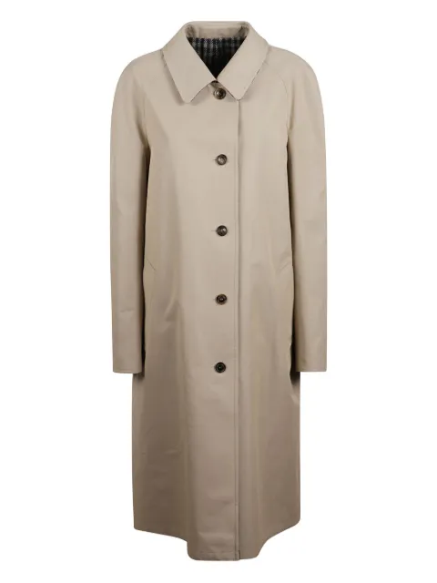 Miu Miu button-fastening collared coat