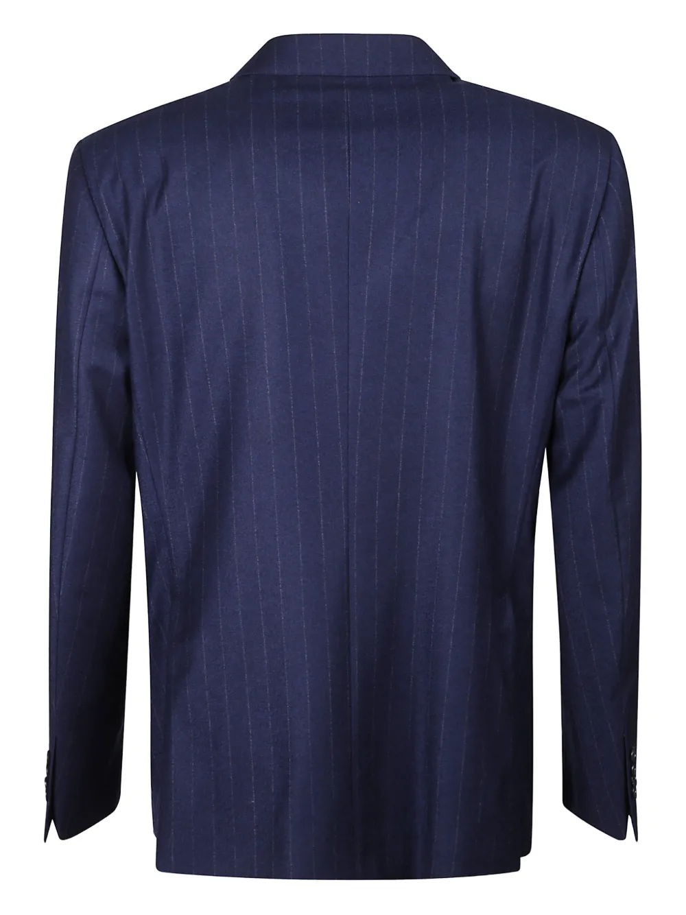 double-breasted pinstripe suit