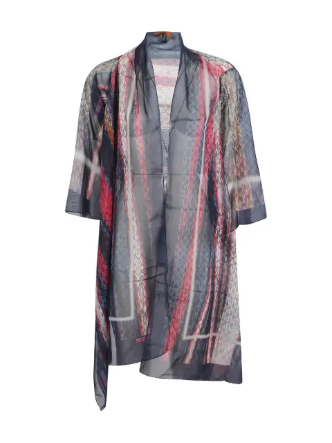 Missoni multicoloured pattern scarf