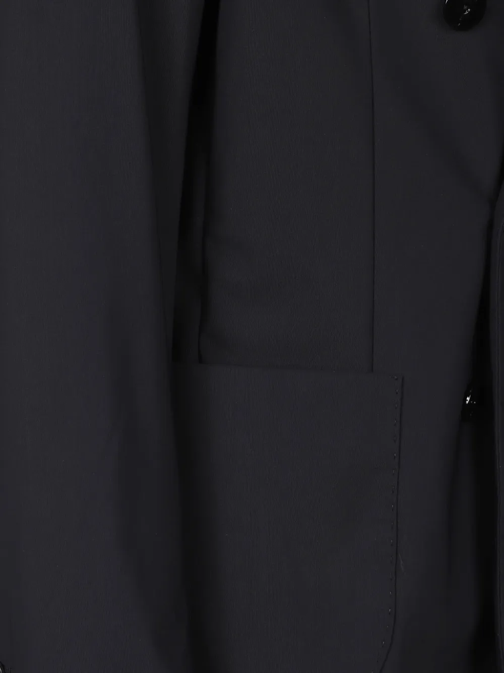 P.m.d.s Eritrea Double-breasted Jacket With Notch Lapel In Black