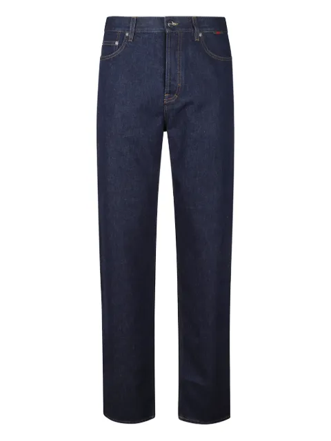 Gucci logo-patch jeans