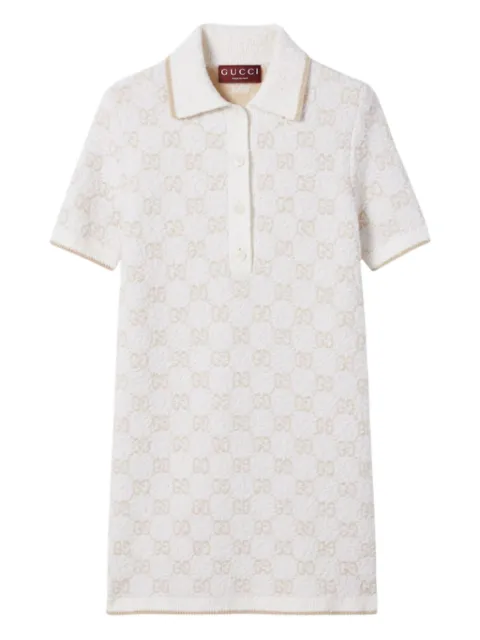 Gucci GG-pattern short-sleeve mini dress