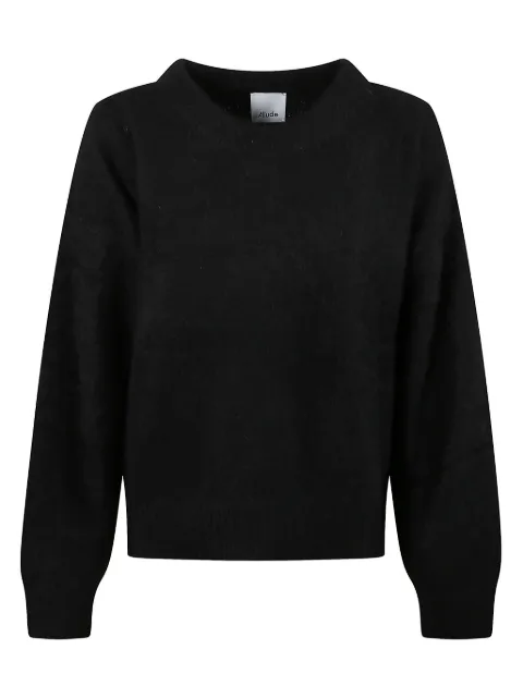 Allude round-neck sweater