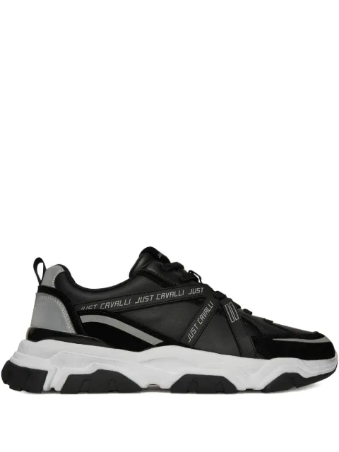 Just Cavalli logo-print sneakers