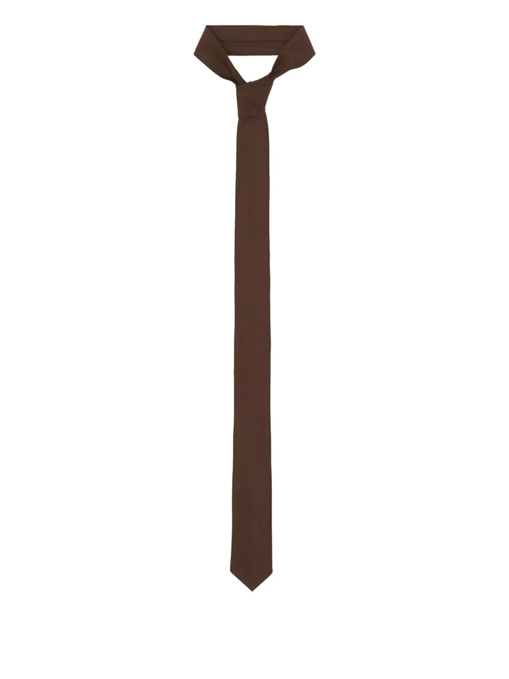 The Frankie Shop Pointed-toe Tie In Brown